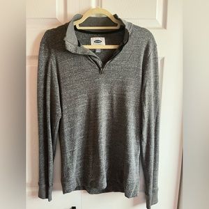 Gray Old Navy Quartern Zip. Size Small.